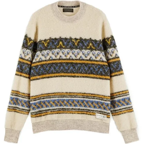 Bouclé Wollpullover - Warm und Stilvoll bleiben - Scotch & Soda - Modalova