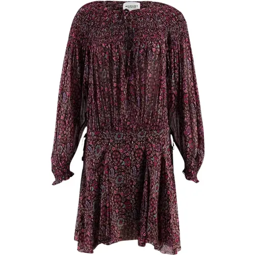 All-Over Floral Print Mini Dress , female, Sizes: XS, S, 2XS - Isabel Marant Étoile - Modalova