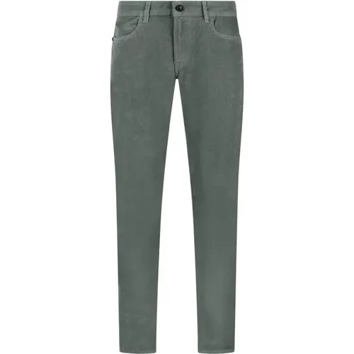 Slim Fit Corduroy Trousers , male, Sizes: W36, W30, W31 - Re-Hash - Modalova