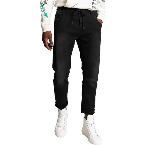 Bequeme Tapered Joggjeans für Männer , Herren, Größe: W30 L32 - Diesel - Modalova