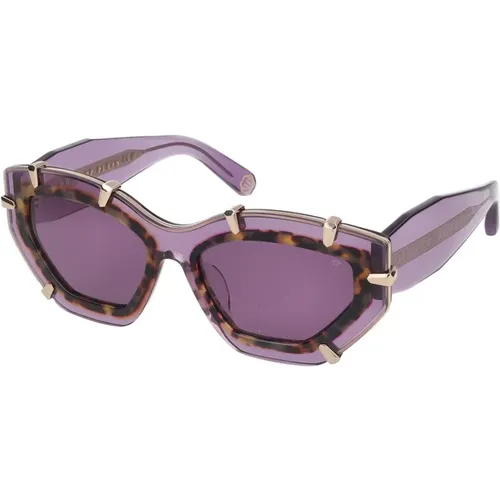 Stylische Sonnenbrille Spp099V , Damen, Größe: 55 MM - Philipp Plein - Modalova