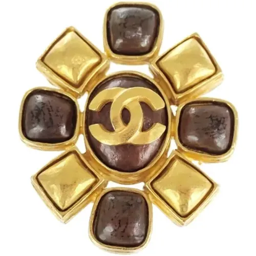 Pre-owned Metal brooches , female, Sizes: ONE SIZE - Chanel Vintage - Modalova