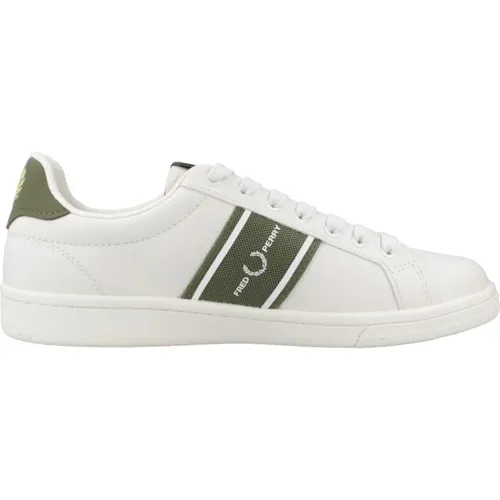 Klassische Ledersneakers , Herren, Größe: 41 EU - Fred Perry - Modalova