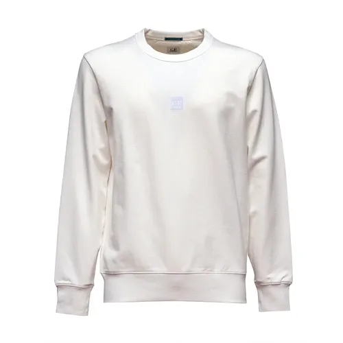 Weiße Metropolis Crewneck Sweatshirt , Herren, Größe: XL - C.P. Company - Modalova