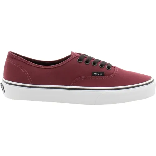 Authentic Low Lace Canvas Sneakers , male, Sizes: 3 UK, 8 UK, 2 1/2 UK, 1 UK, 10 UK, 7 UK, 9 UK, 10 1/2 UK, 12 UK, 5 UK, 8 1/2 UK, 6 1/2 UK, 2 UK, 6 U - Vans - Modalova