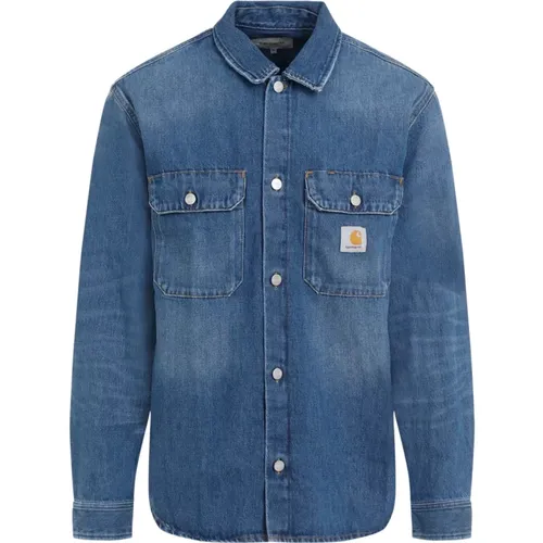 Blaue Hemden für Männer Aw24 , Herren, Größe: L - Carhartt WIP - Modalova