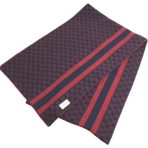 Pre-owned Wool scarves , female, Sizes: ONE SIZE - Gucci Vintage - Modalova