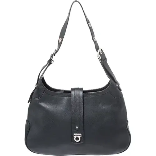 Pre-owned Leather shoulder-bags , female, Sizes: ONE SIZE - Salvatore Ferragamo Pre-owned - Modalova