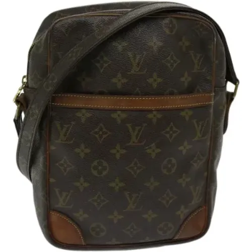 Pre-owned Canvas schultertasche , Damen, Größe: ONE Size - Louis Vuitton Vintage - Modalova