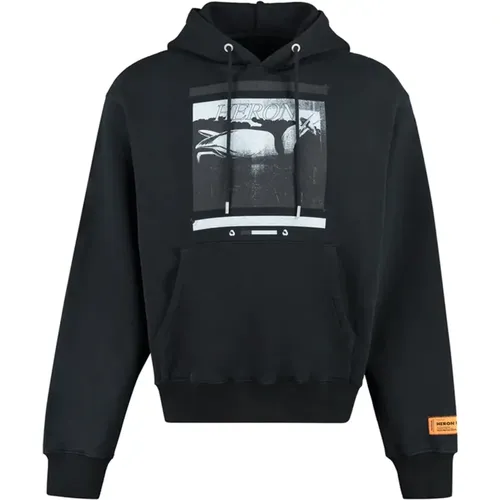 Cotton Hoodie Sweatshirt , male, Sizes: M, L, XL - Heron Preston - Modalova