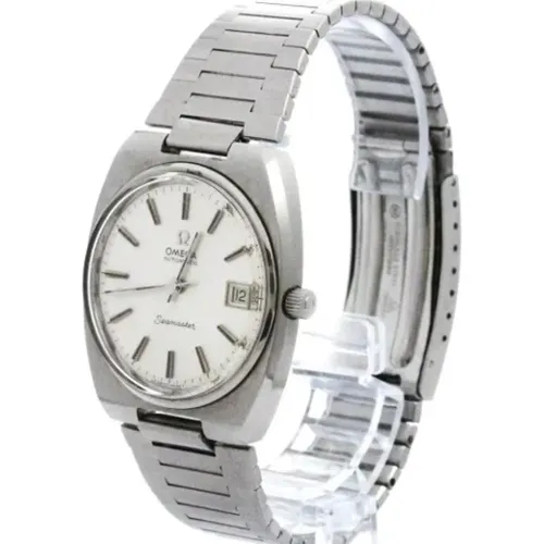 Pre-owned Stainless Steel watches , male, Sizes: ONE SIZE - Omega Vintage - Modalova