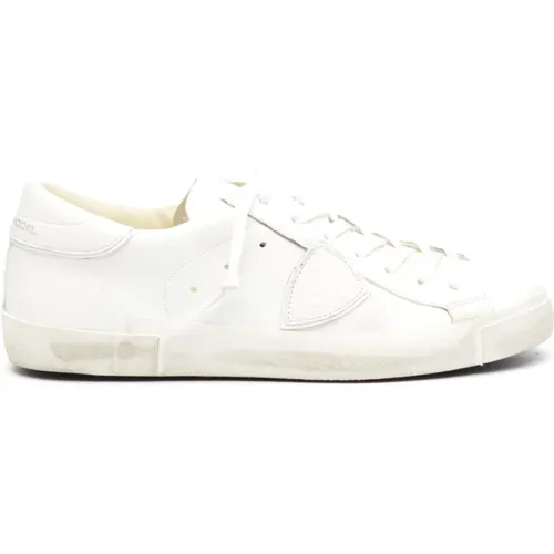 Leather Sneakers Prsx Model , male, Sizes: 9 UK, 8 UK - Philippe Model - Modalova