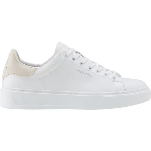 Weiße Sneakers für Schuhe - Woolrich - Modalova