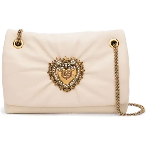 Stylish Shoulder Bag with Unique Design , female, Sizes: ONE SIZE - Dolce & Gabbana - Modalova