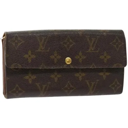 Pre-owned Canvas wallets , female, Sizes: ONE SIZE - Louis Vuitton Vintage - Modalova