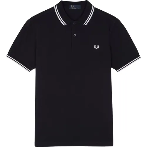 Classic Cotton Polo with Tipped Details , male, Sizes: L, 3XL, M - Fred Perry - Modalova