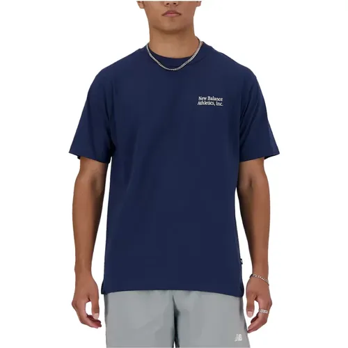 T-Shirts , Herren, Größe: L - New Balance - Modalova