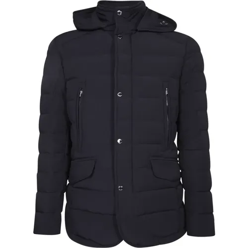 Blaue Jacke Urbaner Winterstil - Moorer - Modalova