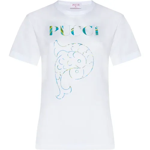 Weiße T-Shirts und Polos - EMILIO PUCCI - Modalova