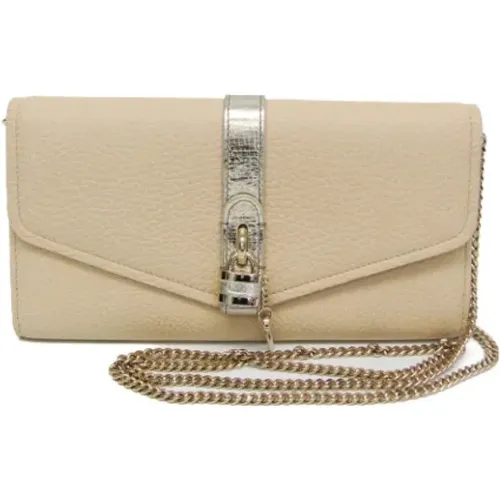 Pre-owned Leather crossbody-bags , female, Sizes: ONE SIZE - Chloé Pre-owned - Modalova