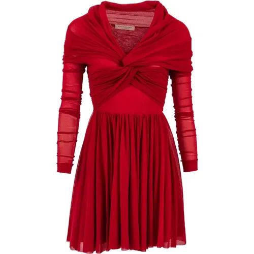 Rotes Tulpen Minikleid , Damen, Größe: M - Philosophy di Lorenzo Serafini - Modalova