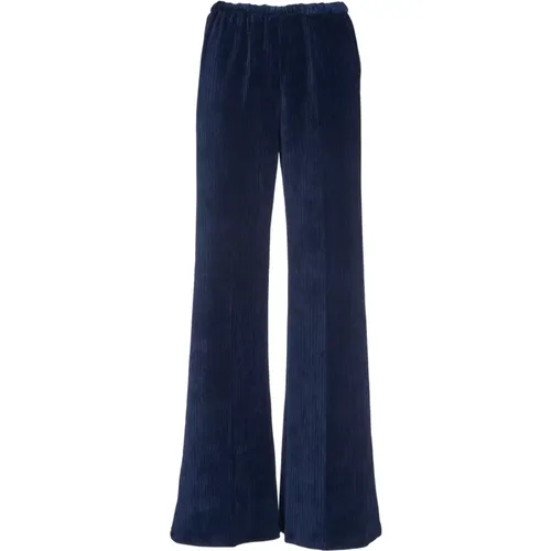 Elegante Ausgestellte Hose Damen - Forte Forte - Modalova