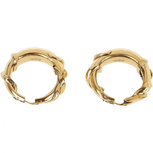 Snake Hoop Earring , female, Sizes: ONE SIZE - alexander mcqueen - Modalova