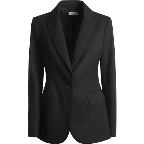 Wool Outerwear with Notched Lapels , female, Sizes: S, M, XS, XL, L - P.a.r.o.s.h. - Modalova