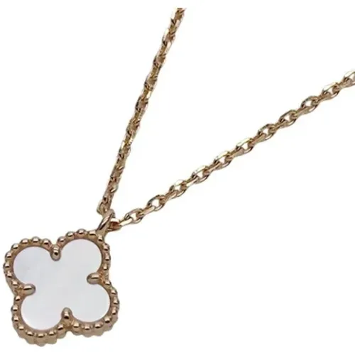 Pre-owned Gold necklaces , female, Sizes: ONE SIZE - Van Cleef & Arpels Pre-owned - Modalova