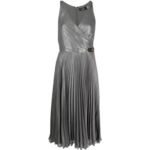 Silver Dresses for Women , female, Sizes: XS - Ralph Lauren - Modalova