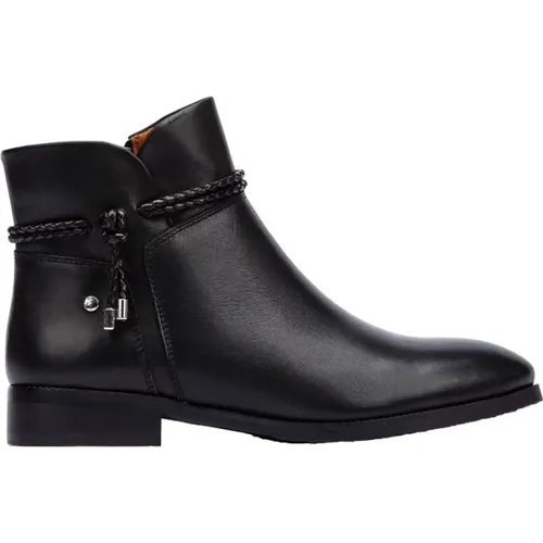 Damen Casual Schwarzer Lederstiefelette - Pikolinos - Modalova