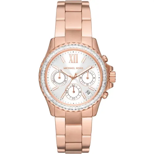 Everest Bracelet Watch with Glass Stones , female, Sizes: ONE SIZE - Michael Kors - Modalova