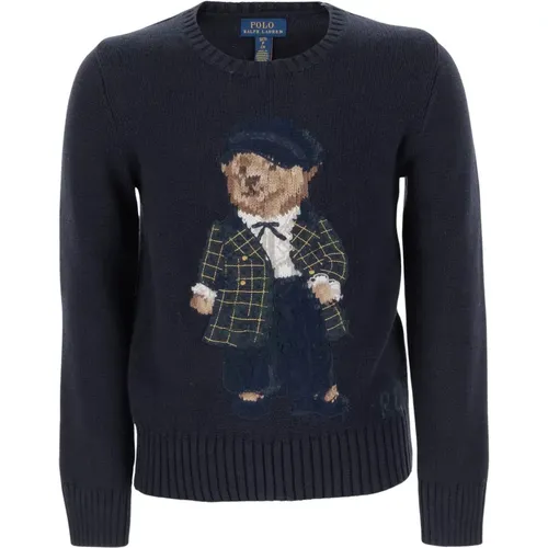 Baumwoll-Sweatshirt mit Polo Bear Motiv - Polo Ralph Lauren - Modalova