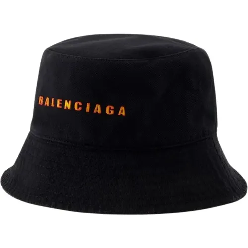 Cotton Bucket Hat Made in Vietnam , unisex, Sizes: S - Balenciaga - Modalova