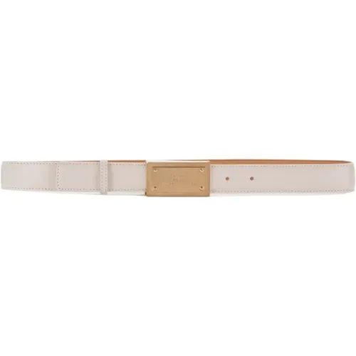 Regular Waist Belt With Logo Plaque , female, Sizes: L - Elisabetta Franchi - Modalova
