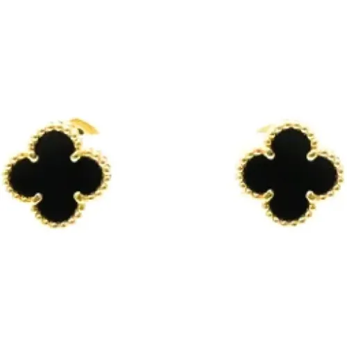 Pre-owned Gold earrings , female, Sizes: ONE SIZE - Van Cleef & Arpels Pre-owned - Modalova