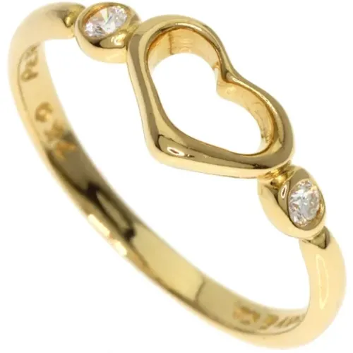 Pre-owned Gold rings , female, Sizes: ONE SIZE - Tiffany & Co. Pre-owned - Modalova