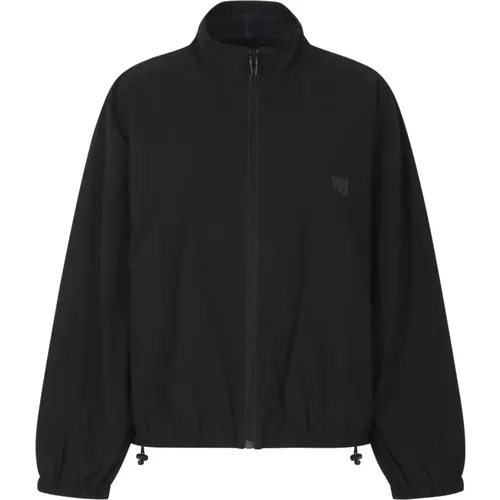 Coaches Track Jacket with Puff Logo , female, Sizes: S, M, L - alexander wang - Modalova