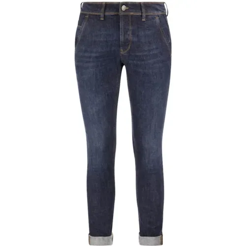 Dark Skinny Denim Jeans , male, Sizes: W30, W31 - Dondup - Modalova