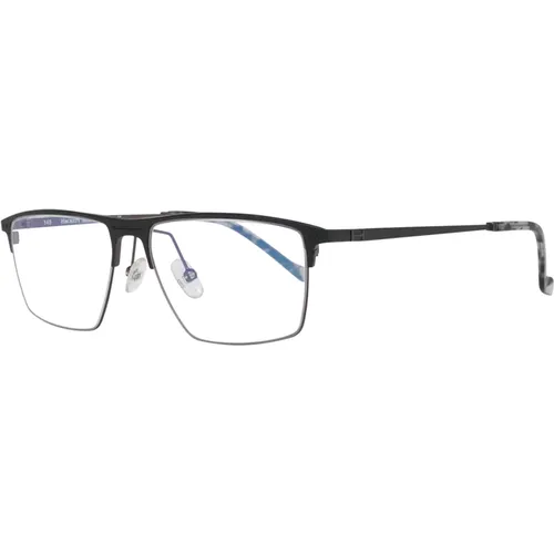 Schwarze Herren Optische Brillen mit Blauem Filter - Hackett - Modalova