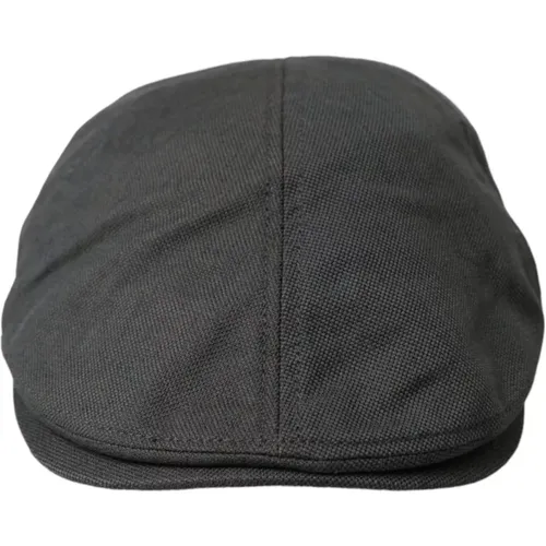 Dark Newsboy Cap , male, Sizes: 58 CM - Dolce & Gabbana - Modalova