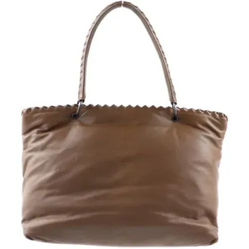 Vintage Leather Bottega Veneta Handbag , female, Sizes: ONE SIZE - Bottega Veneta Vintage - Modalova