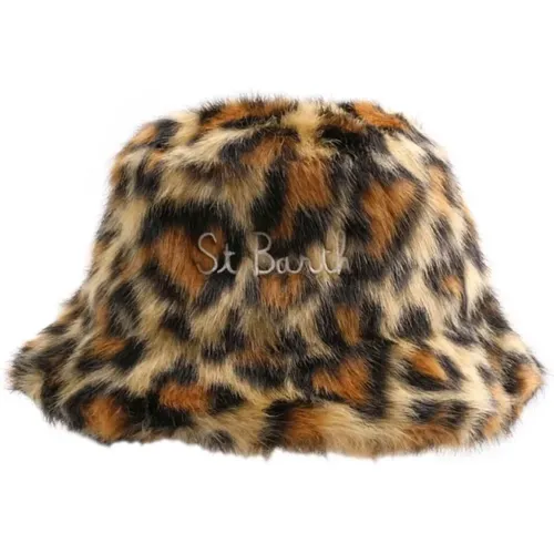 Leopard Jude Fishing Hat , female, Sizes: ONE SIZE - MC2 Saint Barth - Modalova
