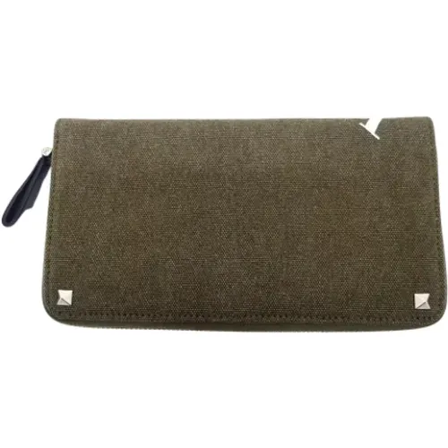 Pre-owned Canvas wallets , female, Sizes: ONE SIZE - Valentino Vintage - Modalova