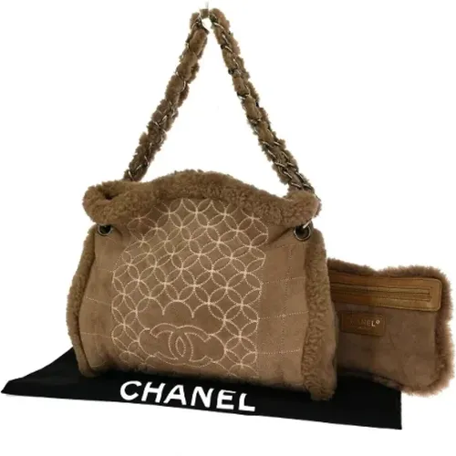 Pre-owned Suede chanel-bags , unisex, Sizes: ONE SIZE - Chanel Vintage - Modalova