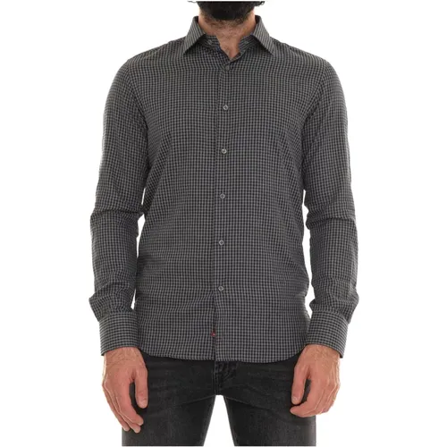 Casual Italia Checkered Shirt , male, Sizes: 2XL, L, XL, M, S, 3XL - Càrrel - Modalova