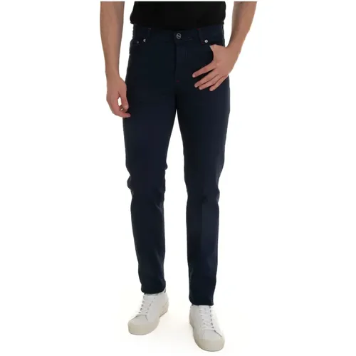 Modern Slim-Fit Denim Jeans , male, Sizes: W38, W35, W32 - Kiton - Modalova
