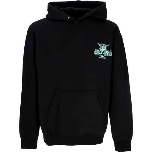 Schwarzer Hoodie mit Full Paid Print , Herren, Größe: L - HUF - Modalova