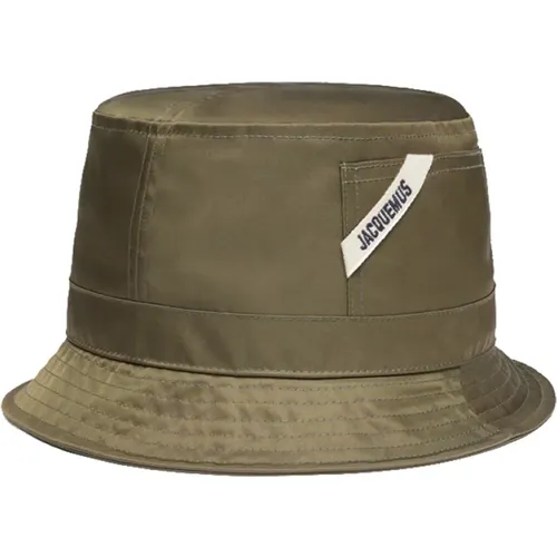 Ovalie Khaki Nylon Hat , Damen, Größe: 58 CM - Jacquemus - Modalova