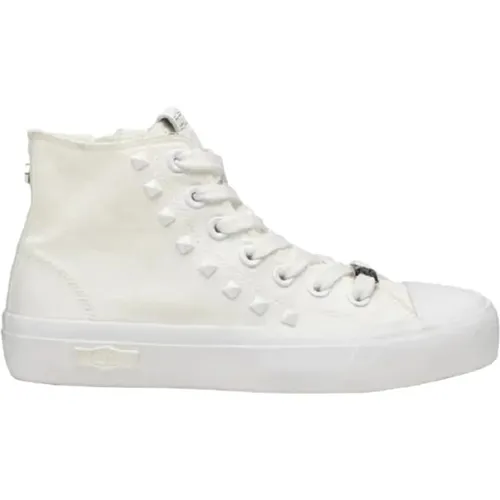 High Top Canvas Sneakers , female, Sizes: 5 UK, 3 UK, 6 UK, 4 UK - Cult - Modalova